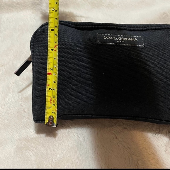 Dolce & Gabbana Black Mini Zipper Beauty Bag or cluctch color black zipper. - Picture 2 of 6
